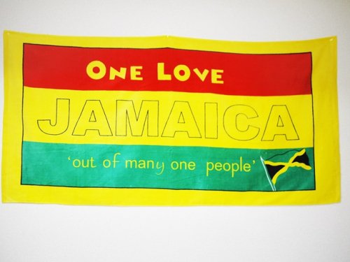 One Loveレゲエ バスタオル -☆REGGAE MART-レゲエグッズの通販レゲエ