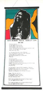 Bob Marley One Love歌詞入りペナント壁飾 Reggae Mart レゲエファッションとレゲエグッズの通販レゲエショップ レゲエ マート