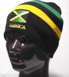レゲエファッション ニット帽ジャマイカ旗刺繍 Reggae Mart レゲエグッズの通販ショップ レゲエマートのショッピングサイト