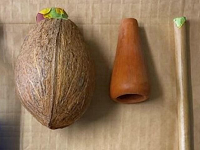 パイプ喫煙具－ココナッツ・チャリス ＋バンブーホース （水パイプ