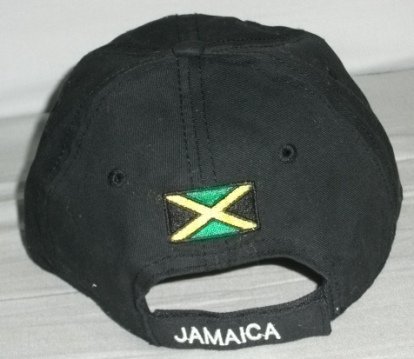 メンズキャップ販売 ジャマイカ レゲエ柄 キャップ ブラック Jamaicaレッドストライプ風 レゲエファッション通販ショップ レゲエマート Reggae Mart