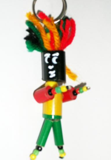 ジャマイカ手作り バンブー人形キーホルダー Reggae Mart レゲエファッションとrasta レゲエ雑貨の通販ショップ レゲエマート
