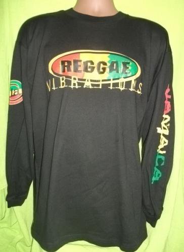 通販 ショッピング メンズファッション 長袖ｔシャツ メンズ ロンｔ レゲエ バイブレーション柄ａ Reggae Mart レゲエファッションと レゲエグッズの通販レゲエショップ レゲエ マート