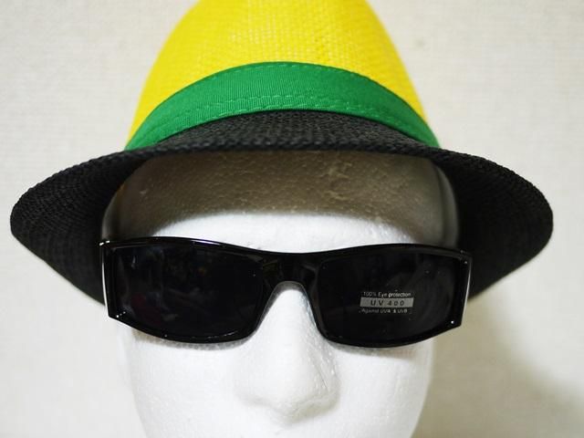 ショッピング・販売 サングラス 黒 BOB & ドレッド・ライオン柄