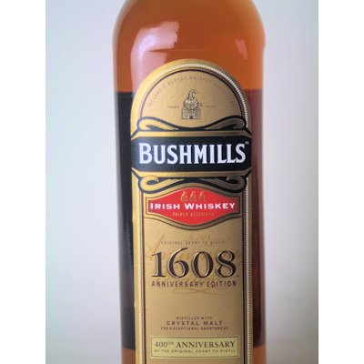 ブッシュミルズ アイリッシュ 1608 400周年記念ボトルイングランド
